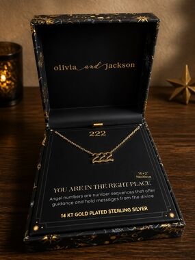 Olivia and Jackson 222 Gold Plated Pendant Necklace - Gold